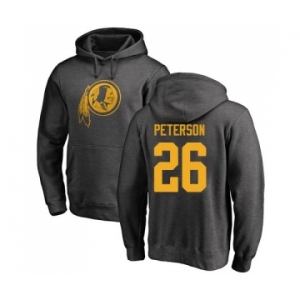 NFL Nike Washington Redskins #26 Adrian Peterson Ash One Color Pullover Hoodie