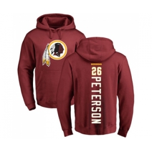 NFL Nike Washington Redskins #26 Adrian Peterson Maroon Backer Pullover Hoodie