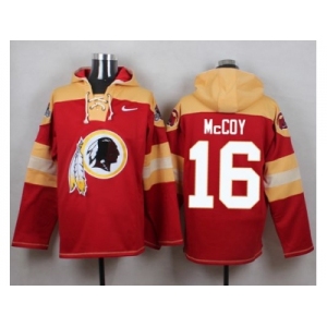 Nike Washington Redskins #16 Colt McCoy Burgundy Red Player Pullover NFL Hoodie