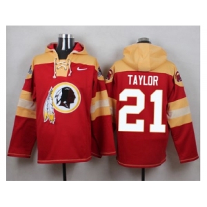 Nike Washington Redskins #21 Sean Taylor Burgundy Red Player Pullover NFL Hoodie