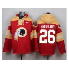 Nike Washington Redskins #26 Bashaud Breeland Burgundy Red Player Pullover NFL Hoodie