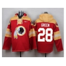 Nike Washington Redskins #28 Darrell Green Burgundy Red Player Pullover NFL Hoodie