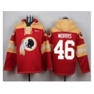 Nike Washington Redskins #46 Alfred Morris Burgundy Red Player Pullover NFL Hoodie