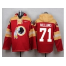 Nike Washington Redskins #71 Trent Williams Burgundy Red Player Pullover NFL Hoodie