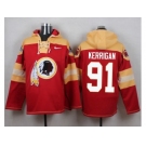 Nike Washington Redskins #91 Ryan Kerrigan Burgundy Red Player Pullover NFL Hoodie