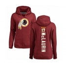 Football Women's Washington Redskins #17 Terry McLaurin Maroon Backer Pullover Hoodie