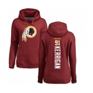 Football Women's Washington Redskins #91 Ryan Kerrigan Maroon Backer Pullover Hoodie