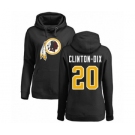 NFL Women's Nike Washington Redskins #20 Ha Clinton-Dix Black Name & Number Logo Pullover Hoodie