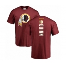 Football Washington Redskins #18 Trey Quinn Maroon Backer T-Shirt