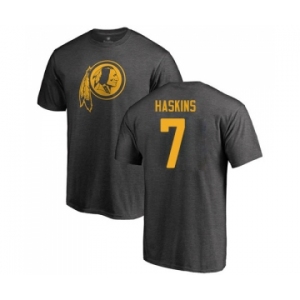 Football Washington Redskins #7 Dwayne Haskins Ash One Color T-Shirt