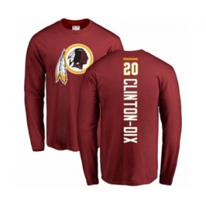 NFL Nike Washington Redskins #20 Ha Clinton-Dix Maroon Backer Long Sleeve T-Shirt