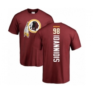 NFL Nike Washington Redskins #98 Matt Ioannidis Maroon Backer T-Shirt