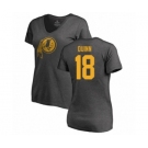 Football Women's Washington Redskins #18 Trey Quinn Ash One Color T-Shirt