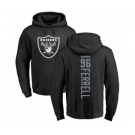 Football Oakland Raiders #96 Clelin Ferrell Black Backer Pullover Hoodie