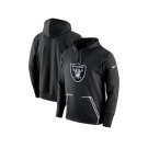 Men Oakland Raiders Nike Black Champ Drive Vapor Speed Performance Pullover Hoodie