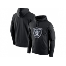 Men Oakland Raiders Nike Black Circuit Logo Essential Performance Hoodie