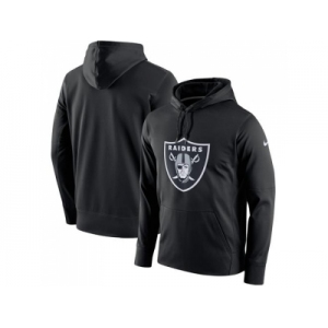 Men Oakland Raiders Nike Black Circuit Logo Essential Performance Hoodie