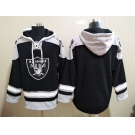 Men's Las Vegas Raiders Blan NEW Black Pocket Stitched NFL Pullover Hoodie