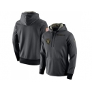 Men's Oakland Raiders Nike Anthracite Salute to Service Player Performance Hoodie