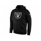 Men's Oakland Raiders Nike Black KO Logo Essential Hoodie