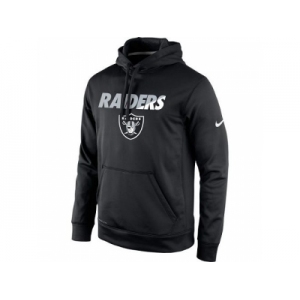 Men's Oakland Raiders Nike Black Kick Off Staff Performance Pullover Hoodie