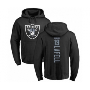 NFL Nike Oakland Raiders #19 Brandon LaFell Black Backer Pullover Hoodie