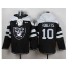 Nike Oakland Raiders #10 Seth Roberts Black Player Pullover NFL Hoodie