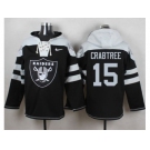 Nike Oakland Raiders #15 Michael Crabtree Black Player Pullover Hoodie