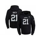 Nike Oakland Raiders #21 Sean Smith Black Name & Number Pullover NFL Hoodie