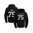 Nike Oakland Raiders #75 Howie Long Black Name & Number Pullover NFL Hoodie