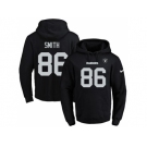 Nike Oakland Raiders #86 Lee Smith Black Name & Number Pullover NFL Hoodie