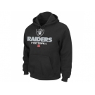 Oakland Raiders Majestic Black Critical Victory Pullover Hoodie