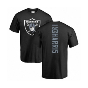 Football Oakland Raiders #25 Erik Harris Black Backer T-Shirt