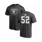 Football Oakland Raiders #52 Marquel Lee Ash One Color T-Shirt