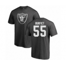 Football Oakland Raiders #55 Vontaze Burfict Ash One Color T-Shirt