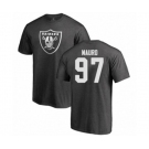 Football Oakland Raiders #97 Josh Mauro Ash One Color T-Shirt