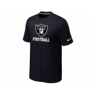 Men's Oakland Raiders Nike Cardinal Facility T-Shirt Black