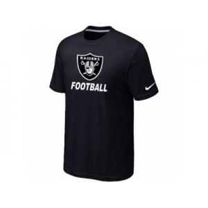 Men's Oakland Raiders Nike Cardinal Facility T-Shirt Black