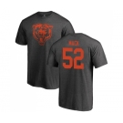 NFL Nike Chicago Bears #52 Khalil Mack Ash One Color T-Shirt