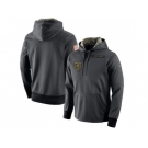 Men's Chicago Bears Nike Anthracite Salute to Service Player Performance Hoodie