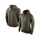 Men's Chicago Bears Nike Olive Salute To Service KO Performance Hoodie