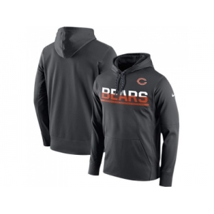 Men's Chicago Bears Nike Sideline Circuit Anthracite Pullover Hoodie