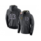 NFL Men's Nike Chicago Bears #13 Kevin White Stitched Black Anthracite Salute to Service Player Performance Hoodie