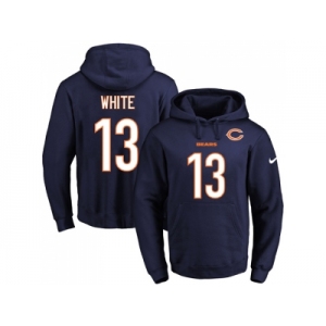 Nike Chicago Bears #13 Kevin White Navy Blue Name & Number Pullover NFL Hoodie