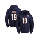 Nike Chicago Bears #19 Eddie Royal Navy Blue Name & Number Pullover NFL Hoodie