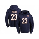 Nike Chicago Bears #23 Kyle Fuller Navy Blue Name & Number Pullover NFL Hoodie