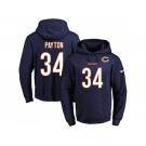 Nike Chicago Bears #34 Walter Payton Navy Blue Name & Number Pullover NFL Hoodie