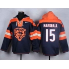 nike nfl jerseys chicago bears #15 brandon marshall blue-orange-blue-1[pullover hooded sweatshirt]