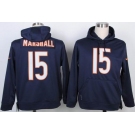 nike nfl jerseys chicago bears #15 brandon marshall blue[pullover hooded sweatshirt]