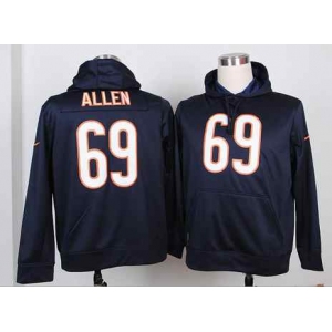 nike nfl jerseys chicago bears #69 allen blue[pullover hooded sweatshirt]